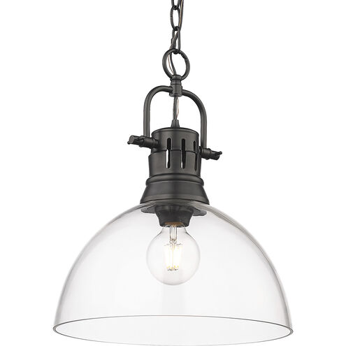 Duncan 1 Light 14 inch Matte Black Pendant Ceiling Light